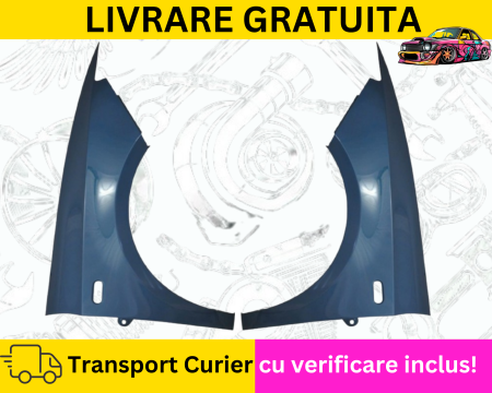 Aripi fata Negru Alb Rosu Albastru Gri Galben Verde Portocaliu Seat Ibiza 6J 2008-2017 VOPSITE TU Alegi culoarea [4]