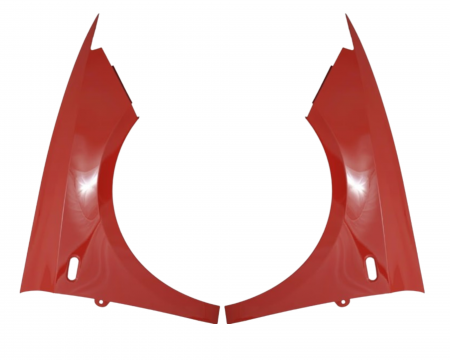Ibiza Cordoba - Aripi fata Seat Ibiza 6J 2008-2017 Rosu LS3H