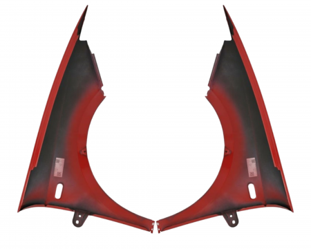 Aripi fata Seat Ibiza 6J 2008-2017 Rosu LS3H [1]