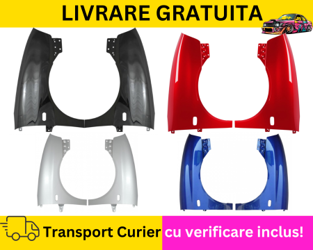 IBIZA CORDOBA 2002-2017 - Aripi fata Negru Rosu Gri Albastru Galben Alb Seat Ibiza 6L Cordoba 2002-2008 VOPSITE TU Alegi culoarea