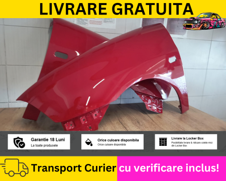 IBIZA CORDOBA 2002-2017 - Aripi fata Seat Ibiza/Cordoba 6L 2002-2008 Rosu LS3H