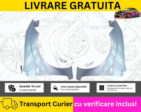 FIESTA MK6 2002-2008 - Aripi fata stanga + dreapta Albastru Ford Fiesta MK6 2002-2008 VOPSITE TU Alegi culoarea