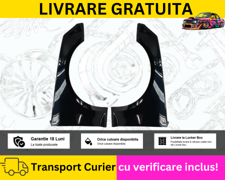 A4 B9 2015-2019 - Aripi fata stanga + dreapta Negru Audi A4 B9 8W 2015-2019 VOPSITA TU Alegi culoarea