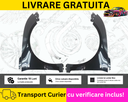 CRUZE 2009-2017 - Aripi fata stanga + dreapta Negru Chevrolet Cruze 2009-2017 VOPSITE TU Alegi culoare