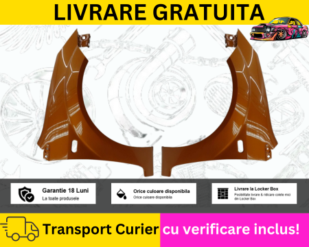 FIESTA MK6 2002-2008 - Aripi fata stanga + dreapta Portocaliu Ford Fiesta MK6 2002-2008 VOPSITE TU Alegi culoarea