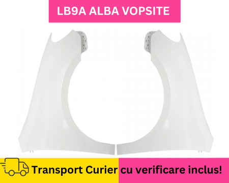 Aripi fata Volkswagen Golf VI 6 2008-2012 Hatchback Alb LB9A la culoare VOPSITE