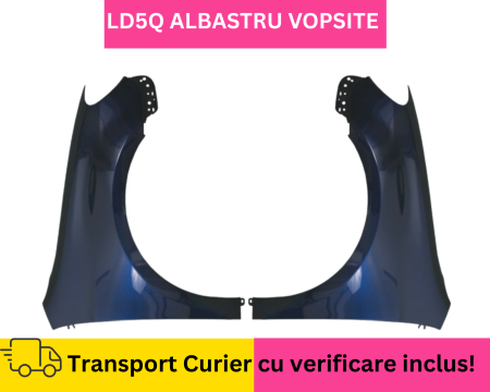 Aripi fata Volkswagen Golf VI 6 2008-2012 Hatchback Albastru LD5Q la culoare VOPSITE