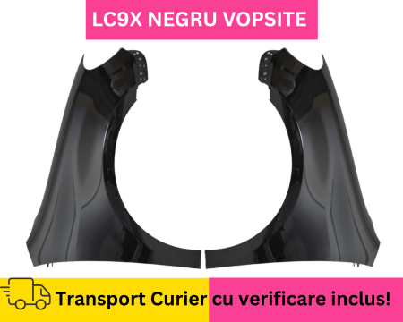 GOLF 6 VI 2008-2012 - Aripi fata Volkswagen Golf VI 6 2008-2012 Hatchback Negru LC9X