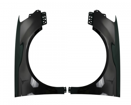 Passat B6 2005-2010 - Aripi fata Volkswagen Passat B6 2005-2010 Negru L041