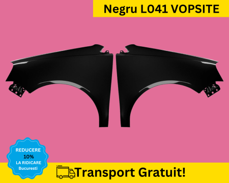POLO 9N 2005-2009 - Aripi fata Volkswagen Polo 9N 2005-2009 Negru L041 VOPSITE