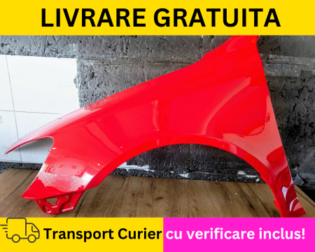 OCTAVIA 2 2008-2012 FSL - Aripa stanga fata VOPSITA Rosu Skoda Octavia 2 1Z3 1Z5  FSL 2008-2013