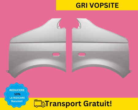 TRANSPORTER 2003-2026 - Aripi fata VW Transporter T5 2003-2009 Gri LA7W VOPSITE