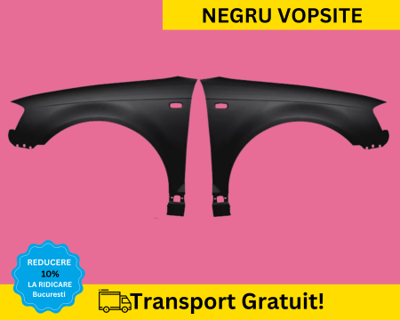 A3 8P 2003-2012 - Aripi fata Audi A3 8P 2003-2008 Negru VOPSITE