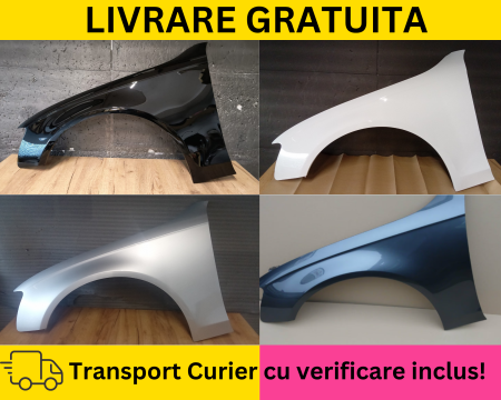 A4 B8 2007-2011 - Aripa stanga fata NEGRU GRI ALB ALBASTRU ROSU LZ9Y LY9B LY9C LX7W LY7W LX7Z LZ7L LS9R LY7G LY7H LY1Q LX5X VOPSITA Audi A4 B8 2007-2011