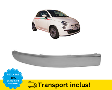 FIAT - Bandou cromat Bara fata Fiat 500 C 595 2007-2014 Dreapta