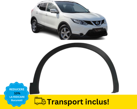 QASHQAI 2013-2017 - Bandou Overfender Aripa fata dreapta Nissan Qashqai 2 2013-2025