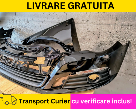 Bara + Aripa stanga Negru LC9X VOPSITA Volkswagen Passat CC 2008-2012 cu spalator far, senzori [1]