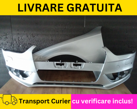 AUDI - Bara + aripa stanga fata VOPSITA Gri LX7W Audi A4 B8.5 2012-2015 cu spalator far, senzori parcare