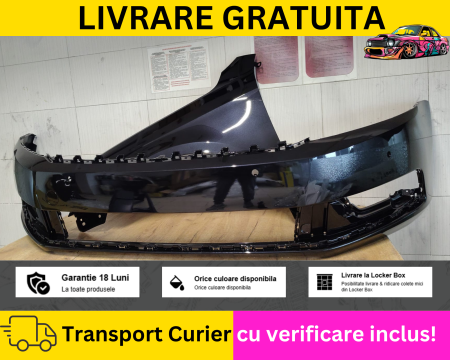 Bara + Aripa fata stanga Negru LC9X VW Passat B7 2010-2014 cu senzori parcare VOPSITA TU Alegi culoarea [1]