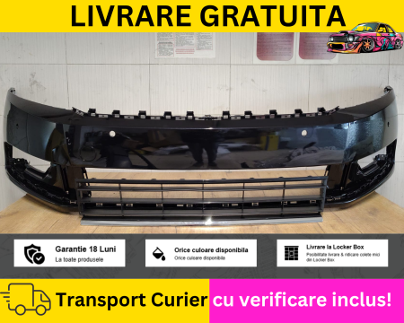 VOLKSWAGEN - Bara + Grila Negru LC9X VW Passat B7 2010-2014 cu senzori parcare VOPSITA TU Alegi culoarea