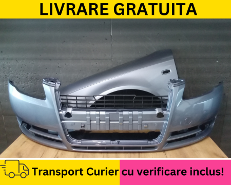 A4 B7 2004-2007 - Bara + Aripa stanga fata Audi A4 B7 2004-2008 LY5J Albastru deschis la culoare VOPSITA
