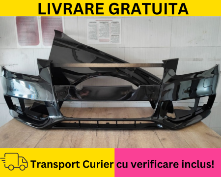 A4 B8 2007-2011 - Bara + Aripa dreapta fata Audi A4 B8 2007-2011 cu Spalator far NEGRU LZ9Y la culoare VOPSITA