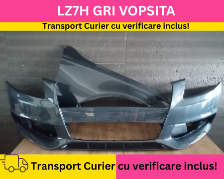 A4 B8 2007-2011 - Bara + Aripa dreapta fata Audi A4 B8 + S-LINE 2008-2011 + S-LINE VOPSITA LZ7H GRI