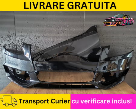 A4 B8 2007-2011 - Bara + Aripa stanga fata Negru Lucios LY9B  Audi A4 B8 2008-2011 + S-LINE Simpla VOPSITA Tu alegi culoarea