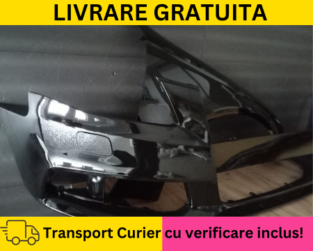 A4 B8 2007-2011 - Bara + Aripa dreapta fata Negru LZ9Y VOPSITA Audi A4 B8 2008-2011 + S-LINE