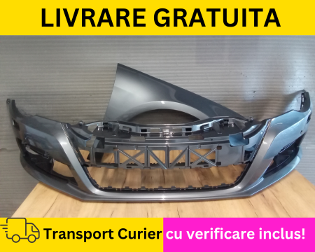 PASSAT CC 2008-2017 - Bara + Aripa dreapta fata Volkswagen Passat CC 357 VOPSITA Gri LK7X 2008-2012 cu spalator far, senzori