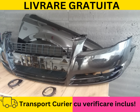 Bara + Aripa dreapta + Ornamente fata Audi A4 B7 2004-2007 LZ7L Gri la culoare VOPSITA [1]