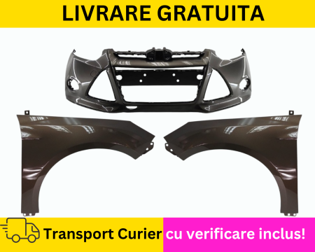 Bara + Aripi fata Negru Albastru Alb Gri Argintiu Rosu Verde Maro VOPSITA Ford Focus MK 3 2012-2015 [5]