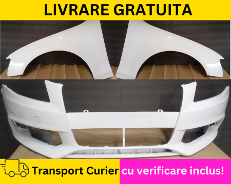 A4 B8 2007-2011 - Bara + Aripi fata VOPSITE ALBA LS9R Audi A4 B8 2008-2011 + S-LINE