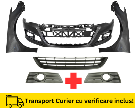 PASSAT CC 2008-2017 - Bara, Aripi Grile fata VW Passat CC 2008-2012 L041 Negru lucios la culoare VOPSITA