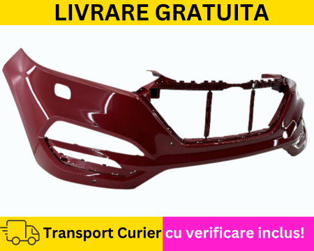 HYUNDAI - Bara fata Rosu Hyundai Tucson 2015-2018 cu spalator far + senzori parcare VOPSITA Tu alegi culoarea