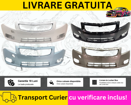 CRUZE 2009-2017 - Bara Fata Alb Negru Albastru Gri Rosu Chevrolet Cruze 2009-2012 VOPSITA TU Alegi culoarea