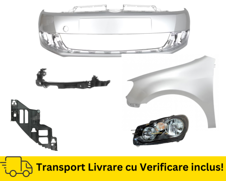 GOLF 6 VI 2008-2012 - Bara fata, Aripa, Far, Suport stanga VW Golf 6 VI Hatchback 2008-2012 Simpla LR7L VOPSITE