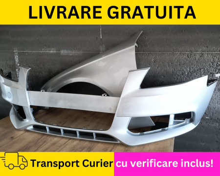 Bara fata + Aripa stanga Gri Argintiu LX7W LY7W VOPSITA Audi A4 B8 2007-2011 [2]