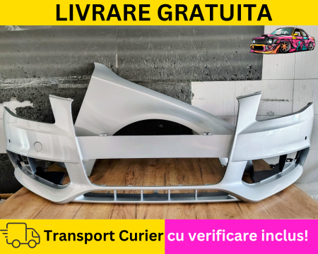 A4 B8 2007-2011 - Bara fata + Aripa dreapta Gri Argintiu LX7W LY7W cu senzori parcare VOPSITA Audi A4 B8 2007-2011 Tu alegi culoarea