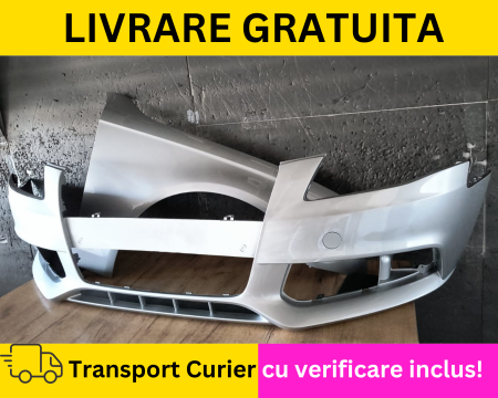 Bara fata + Aripa dreapta Gri Argintiu LX7W LY7W VOPSITA Audi A4 B8 2007-2011 [1]