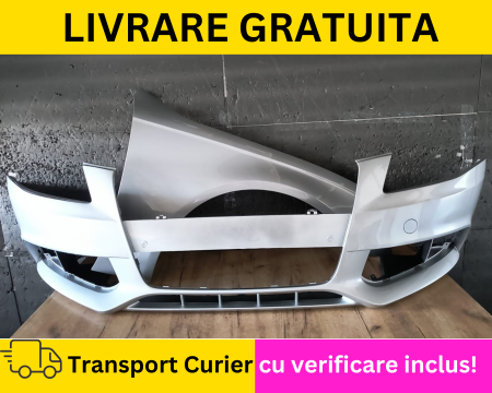 AUDI - Bara fata + Aripa dreapta Gri Argintiu LX7W LY7W VOPSITA Audi A4 B8 2007-2011