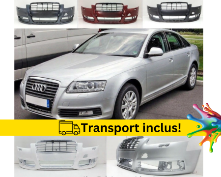 A6 C6 2003-2010 - Bara fata Audi A6 C6 4F2 2008-2010 FSL Negru Gri Albastru Alb Rosu Maro vopsita la culoarea masini 
