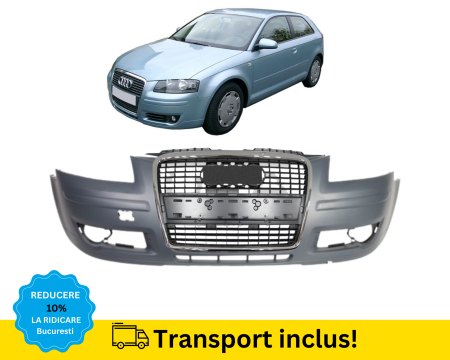 A3 8P 2003-2012 - Bara fata + Grila radiator Audi A3 8P 2005-2008 NEVOPSITA