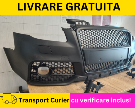 Bara fata RS LOOK S-LINE Audi A4 B7 2004-2007 cu spalator far NEVOPSITA [2]