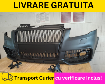 Bara fata RS LOOK S-LINE Audi A4 B7 2004-2007 cu spalator far NEVOPSITA [1]