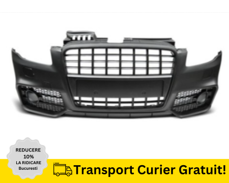 A4 B7 2004-2007 - Bara fata Audi A4 B7 2004-2007 RS LOOK + S-LINE cu spalator far NEVOPSITA