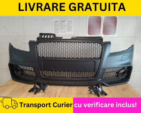 Bara fata RS LOOK S-LINE Audi A4 B7 2004-2007 cu spalator far NEVOPSITA