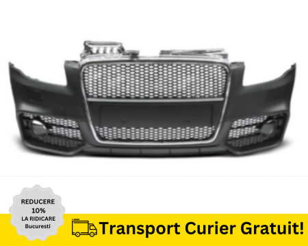 A4 B7 2004-2007 - Bara fata Audi A4 B7 2004-2007 RS LOOK + S-LINE cu spalator far NEVOPSITA