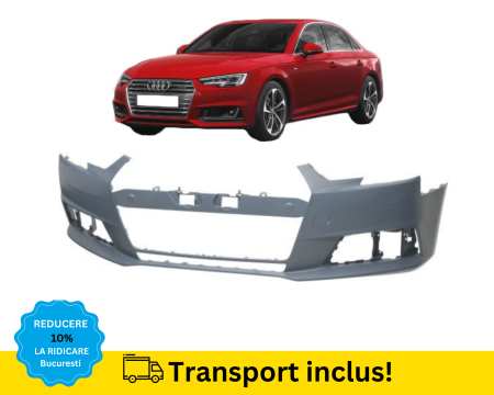 A4 B9 2015-2019 - Bara fata Audi A4 B9 2015-2019 S-LINE cu spalator, senzori parcare NEVOPSITA