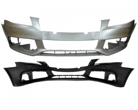 A4 B8 2007-2011 - Bara fata Audi A4 B8 2007-2011 cu spalator far Gri LY7G